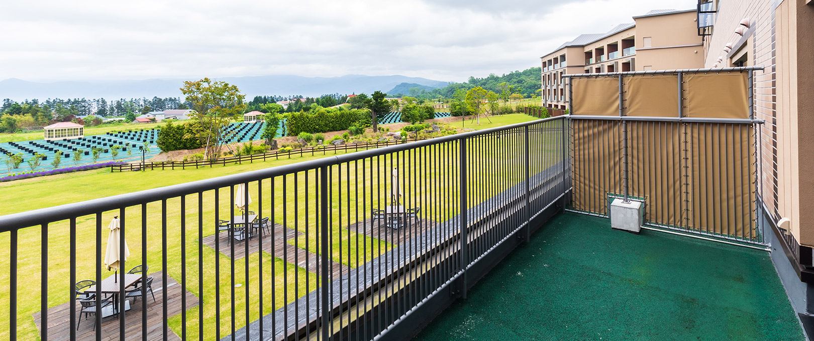 画像:ワンちゃんルーム・バルコニー付