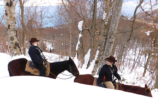 画像:ホーストレッキングツアー