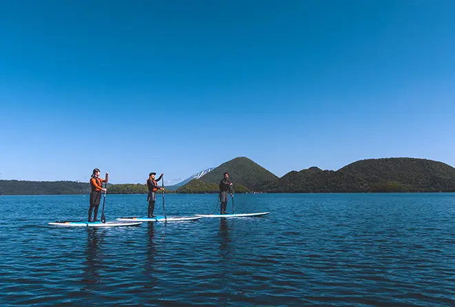 画像:ジオパーク 洞爺湖の絶景を楽しむ SUP ツアー